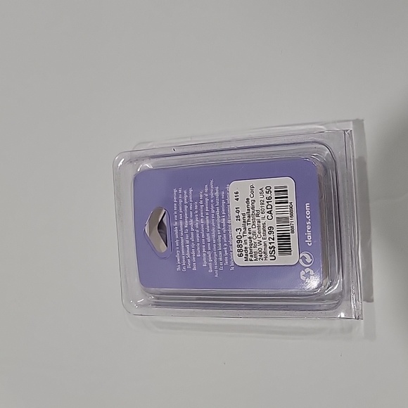 Claire's Nose Ring, 3 in a pack, Gold, Silver and Black metal - Picture 2 of 2